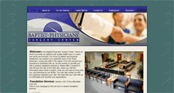 Desktop Screenshot of baptistphysicians.com